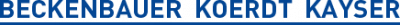 Logo BECKENBAUER KOERDT KAYSER Jurist Schwerpunkt Zivil- und IT-Recht (w/m/d) in Vollzeit